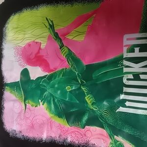 Wicked Graphic Tee - Green and Pink